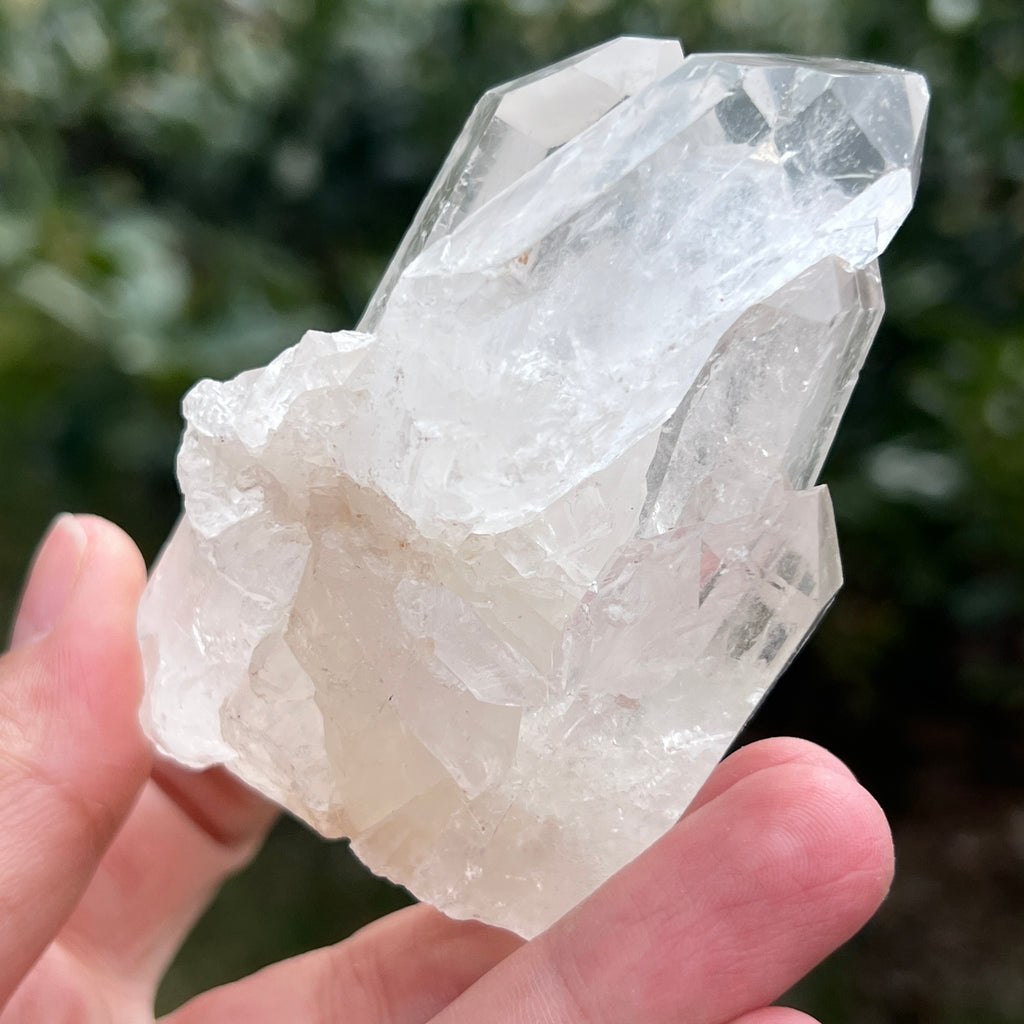 Varf cuart incolor natural, floare de mina L33, pietre semipretioase - druzy.ro 2 