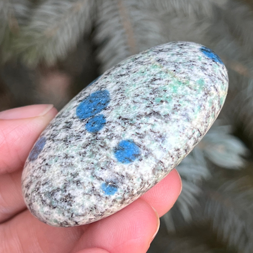 Palmstone K2 Granit cu azurit model 7, pietre semipretioase - druzy.ro 3 