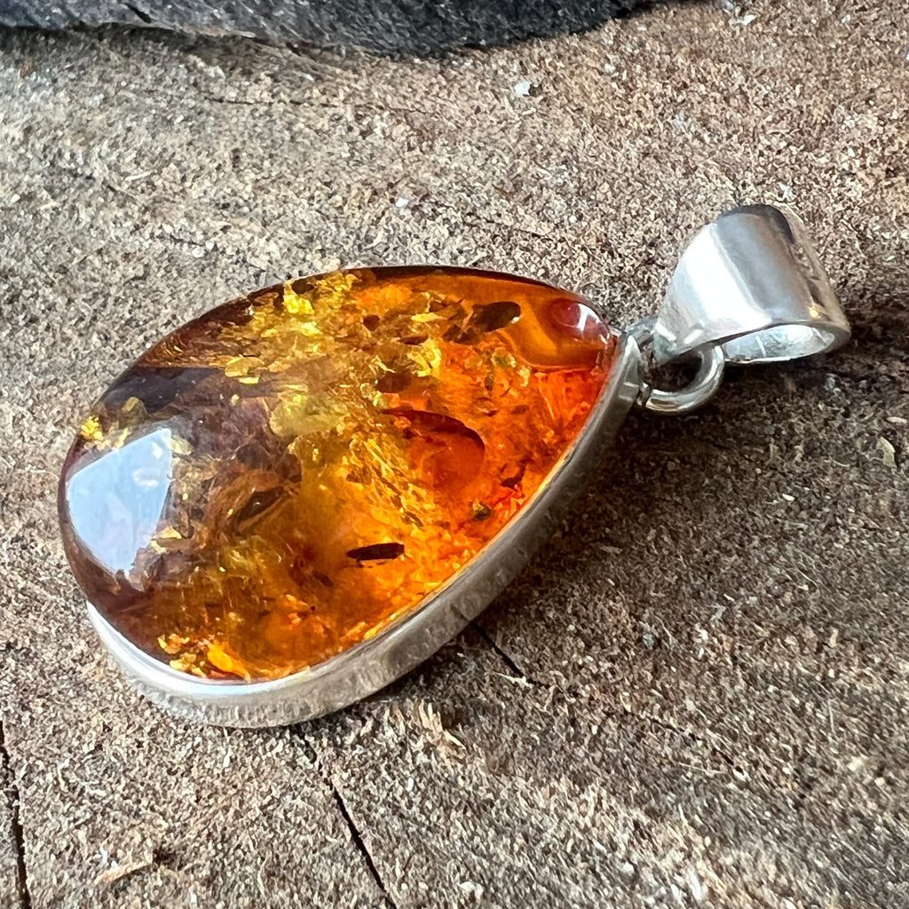 Pandantiv argint cu chihlimbar Amber9, pietre semipretioase - druzy.ro 3 