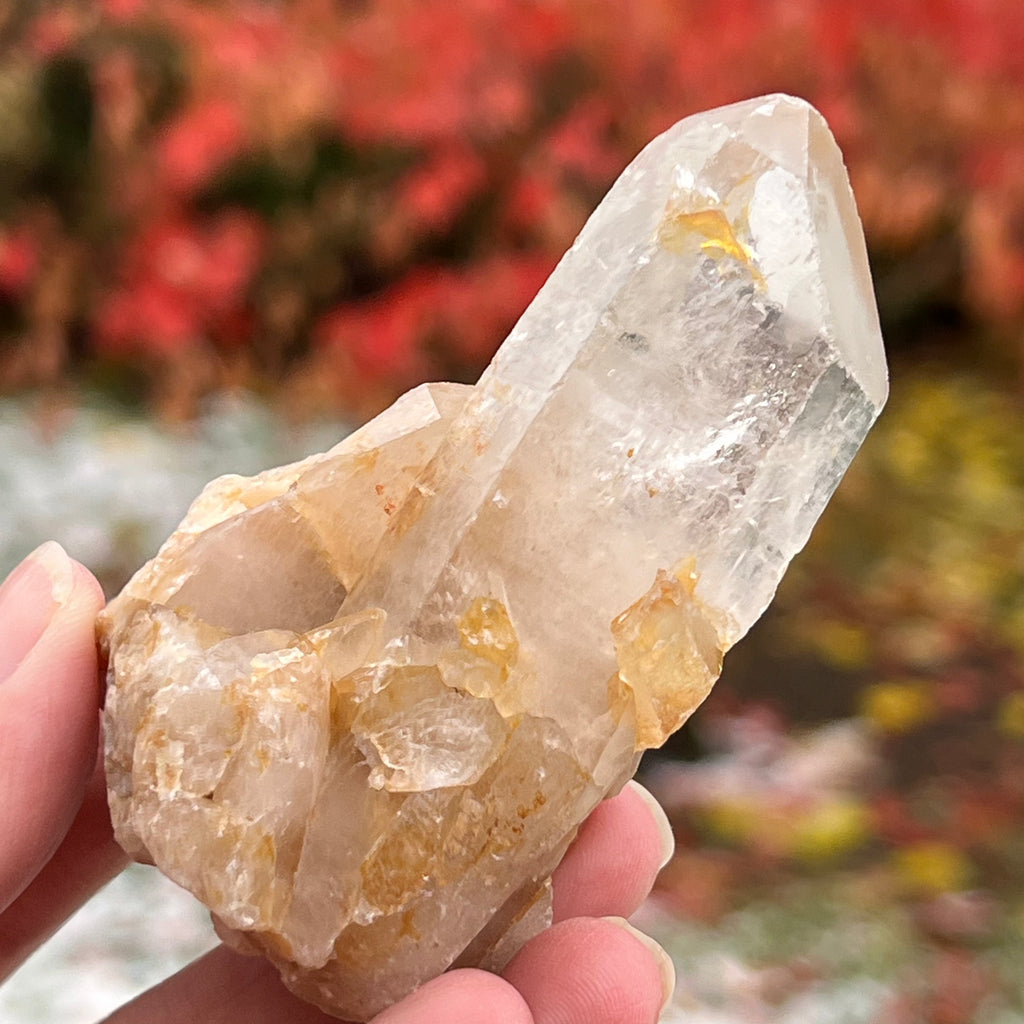 Varf BRUT cuart incolor / cristal de stanca model 5A, druzy.ro, cristale 5