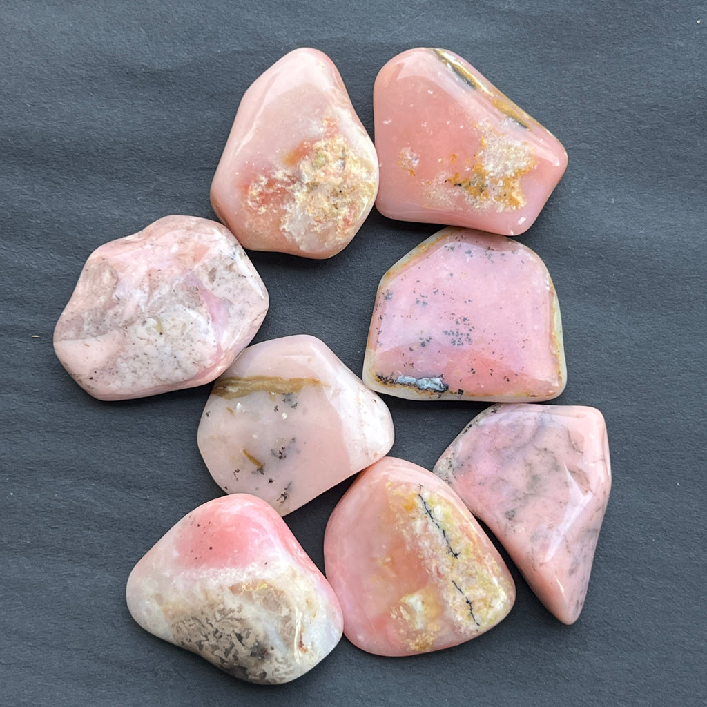 Opal roz piatra rulata Peru, pietre semipretioase - druzy.ro 3 