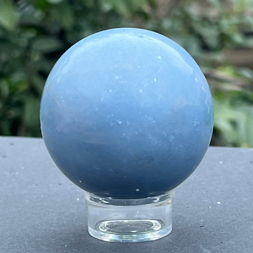 Sfera angelit din Peru model 1, pietre semipretioase - druzy.ro 6 