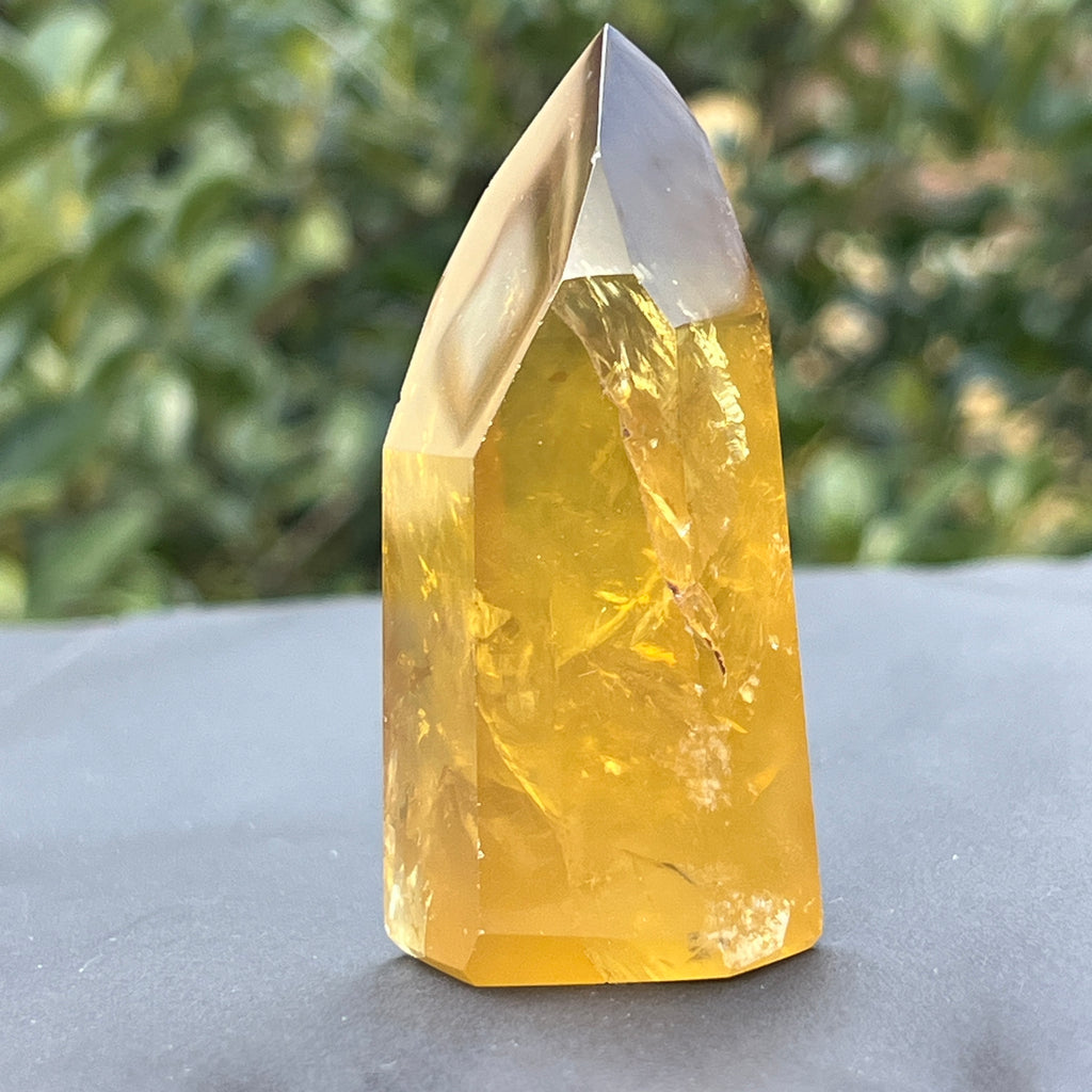 Obelisc citrin Brazilia calitate Extra AAA model 4, pietre semipretioase - druzy.ro 3 