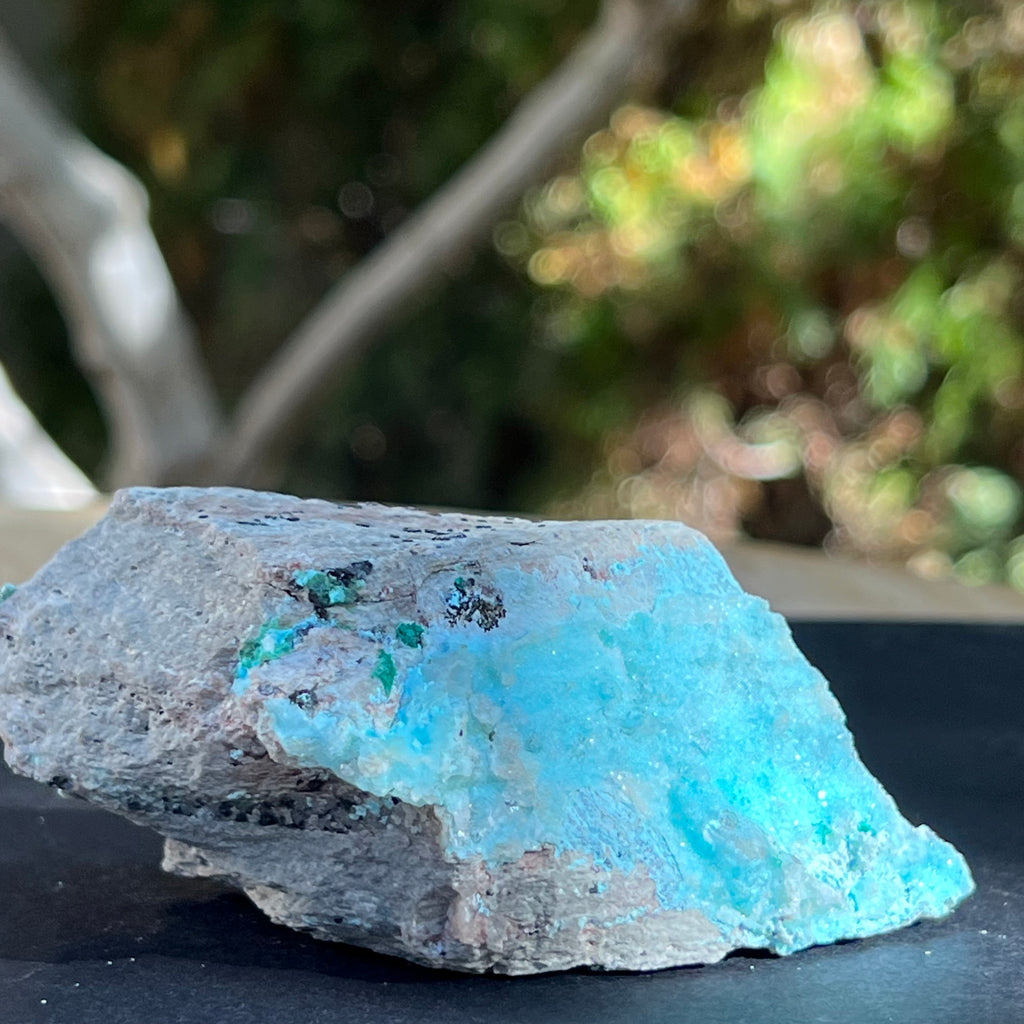 Piatra bruta crisocola druzy din Congo model 7, druzy.ro, cristale 1