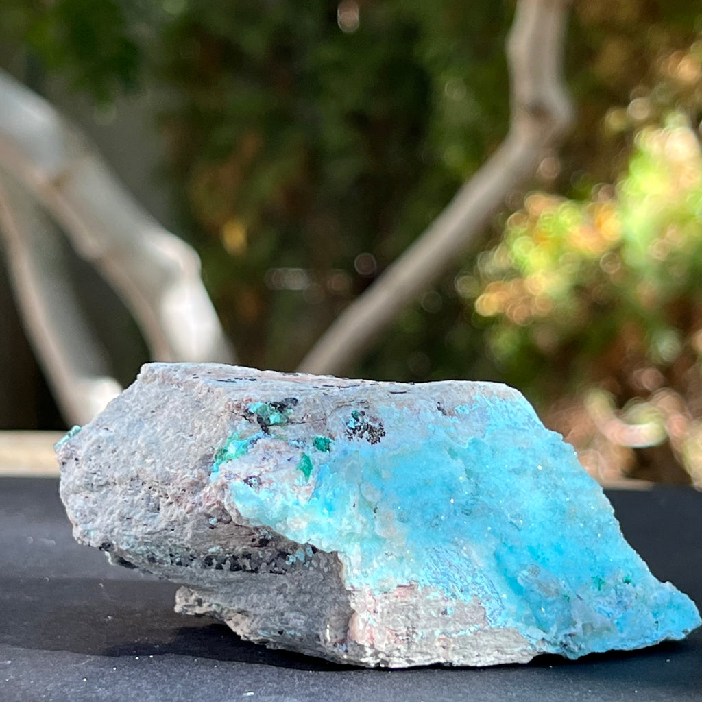 Piatra bruta crisocola druzy din Congo model 7, druzy.ro, cristale 7
