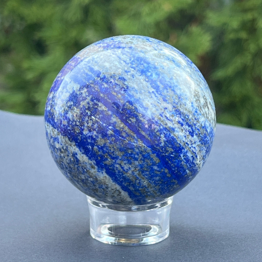 Sfera Lapis Lazuli model 6, pietre semipretioase - druzy.ro 1 