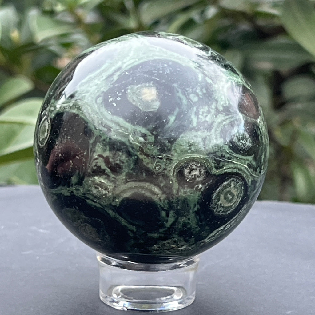 Sfera jasp kambaba Madagascar model 1, pietre semipretioase - druzy.ro 12 
