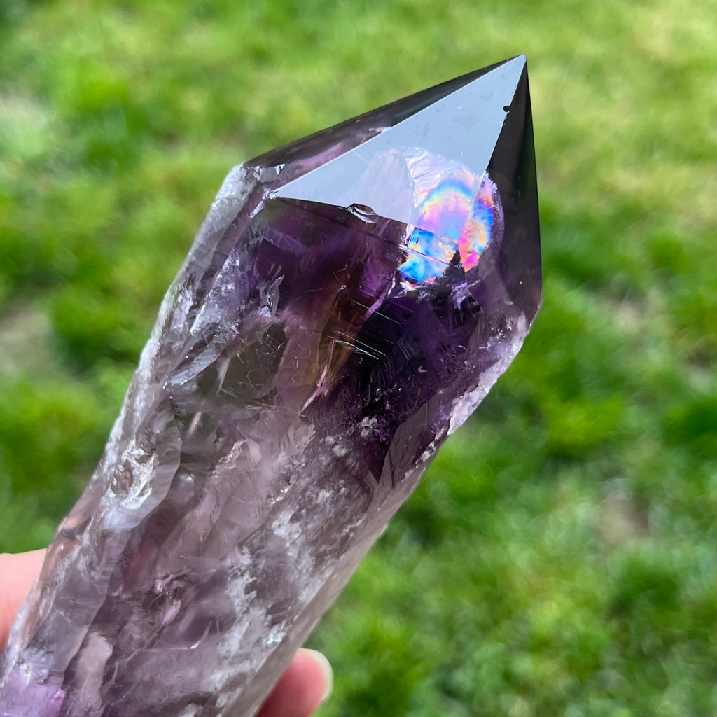 Varf ametist Bahia XL model 4, calitatate AAA, pietre semipretioase - druzy.ro 1 