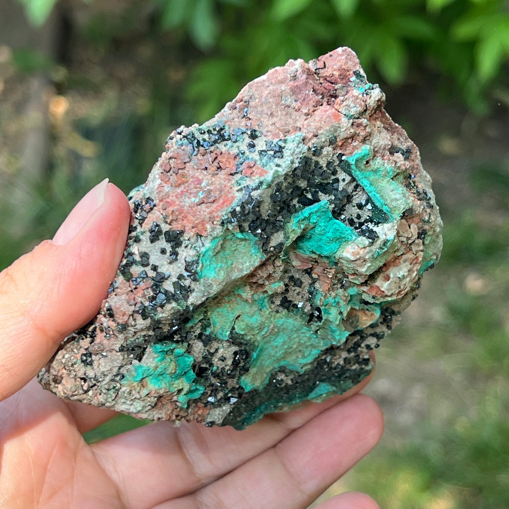 Libethenit floare de mina din Congo model 5, pietre semipretioase - druzy.ro 5 