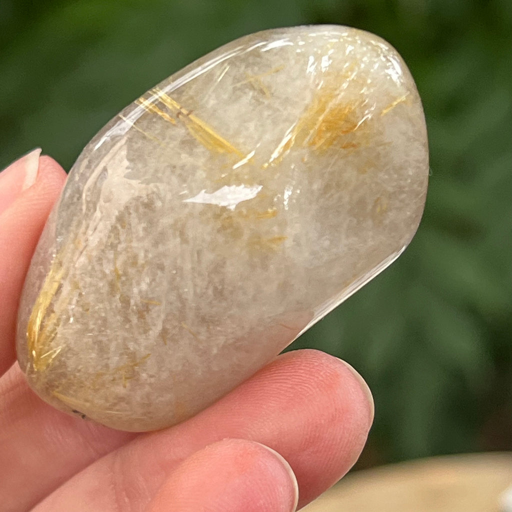 Cuart rutilat model 8, pietre semipretioase - druzy.ro 3 