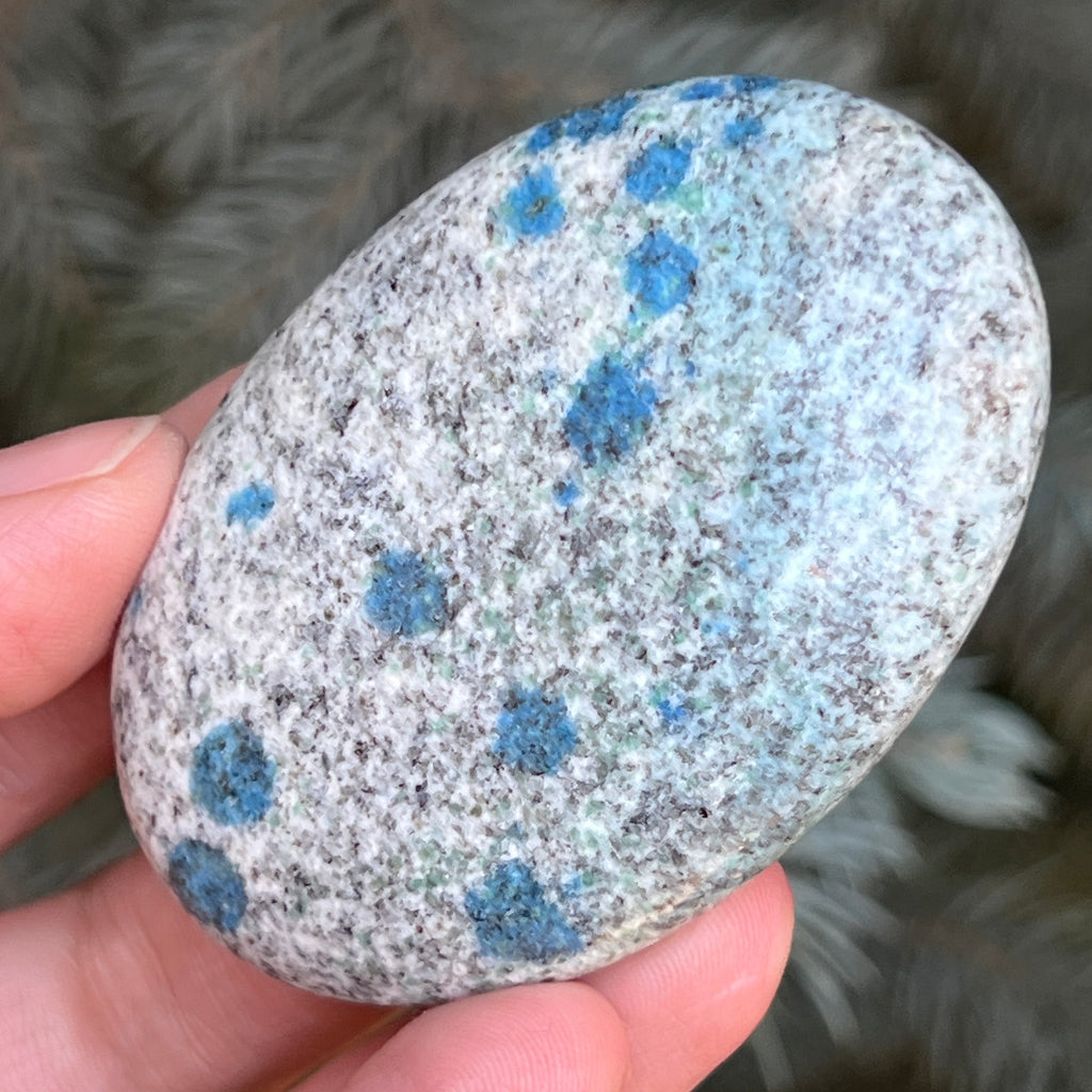 Palmstone K2 Granit cu azurit model 3, pietre semipretioase - druzy.ro 4 