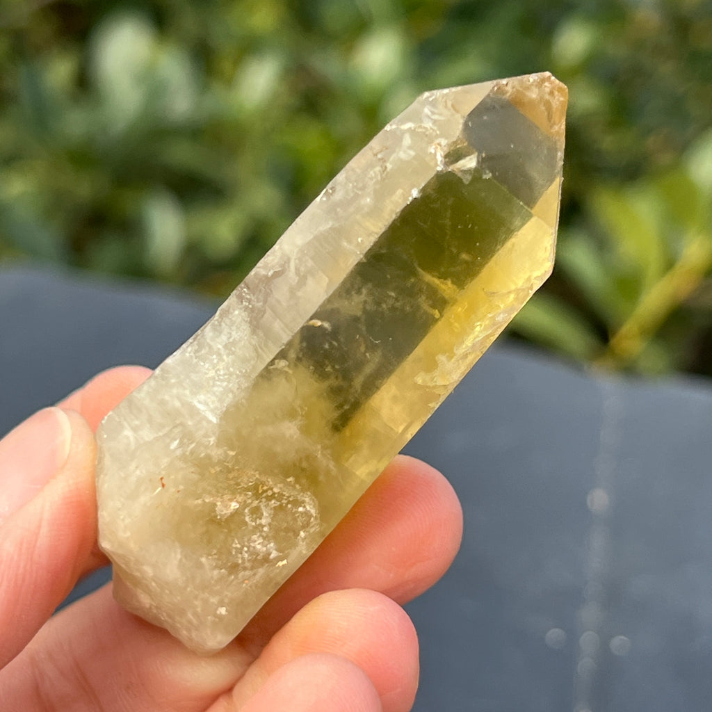 Varf citrin mina Luena, Congo model 2, pietre semipretioase - druzy.ro 1 