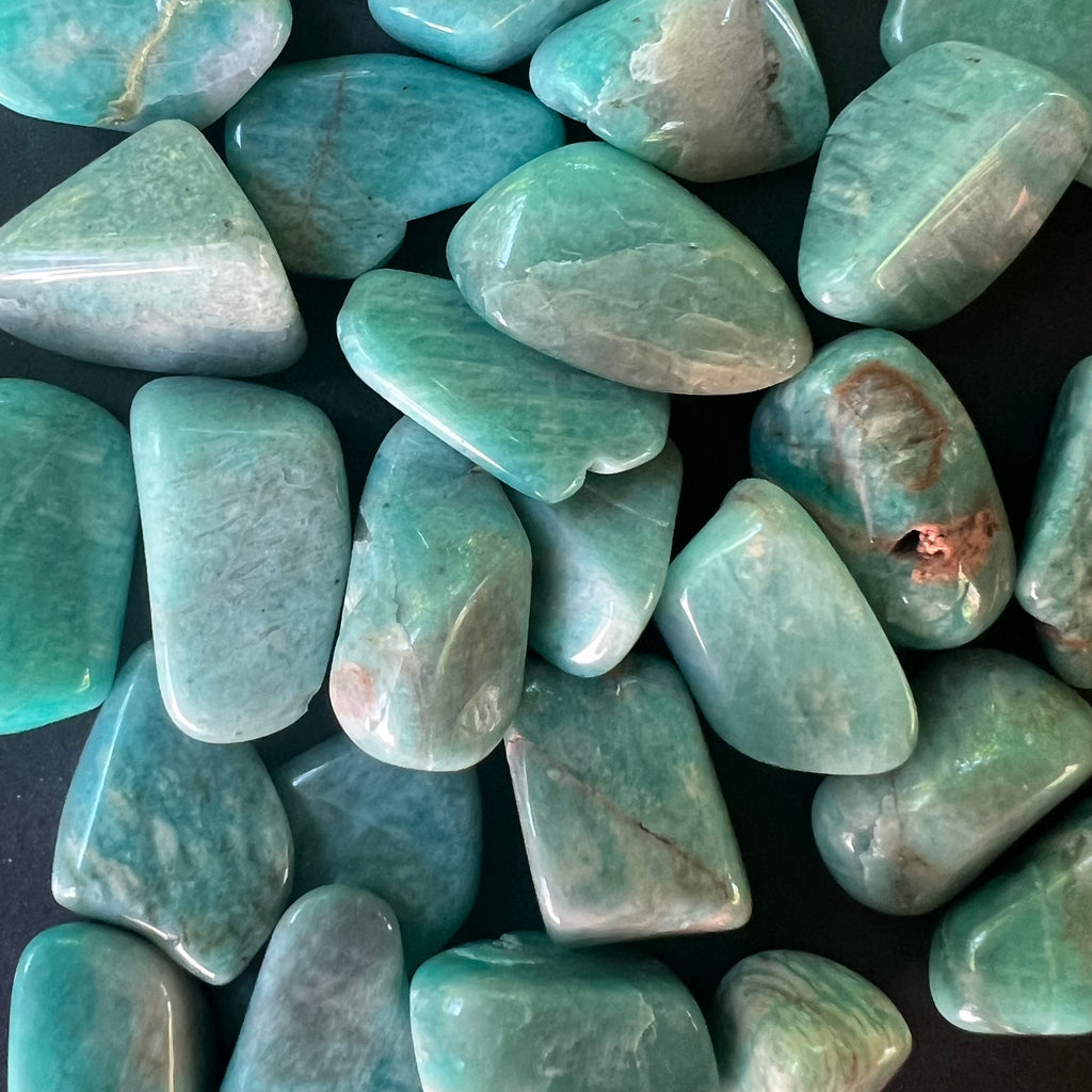 Amazonit Namibia piatra rulata, druzy.ro, pietre semipretioase 2