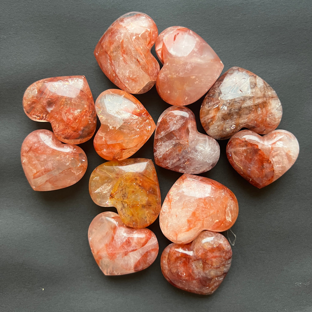 Inima cuart rosu hematoid model 2, pietre semipretioase - druzy.ro 6 
