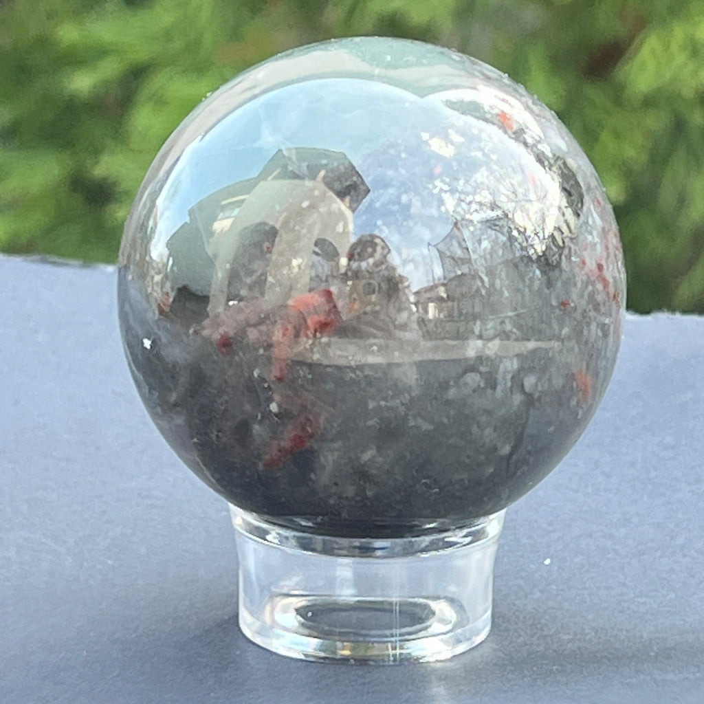 Sfera seftonit piatra sangelui model 3, pietre semipretioase - druzy.ro 6 