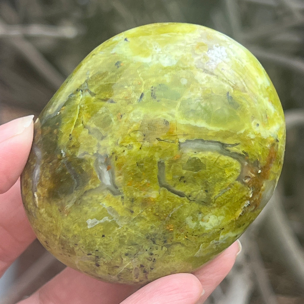 Opal verde palmstone m15, pietre semipretioase - druzy.ro 4 
