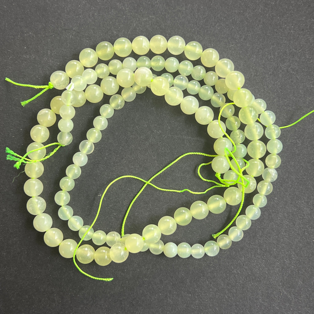 Sirag margele pietre semipretioase sfere JAD VERDE "NEW JADE", pietre semipretioase - druzy.ro 4 
