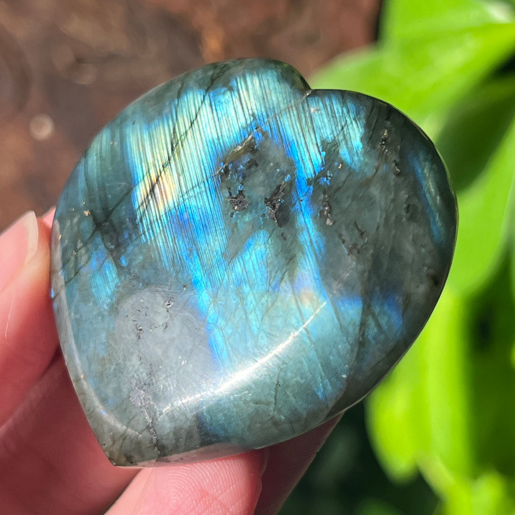 Inima labradorit model L1, pietre semipretioase - druzy.ro 1 
