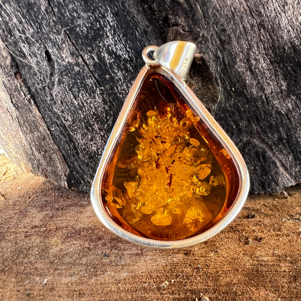 Pandantiv argint cu chihlimbar Amber1, pietre semipretioase - druzy.ro 6 