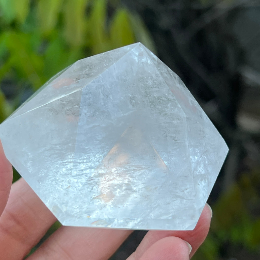 Cuart  forma diamant caliate extra, cristal de stanca/cuart incolor m7, pietre semipretioase - druzy.ro 2 
