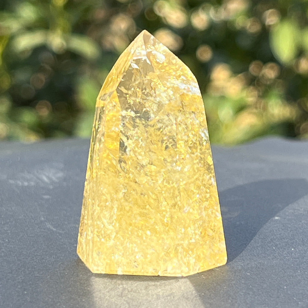 Obelisc citrin Brazilia calitate AAA model 6, pietre semipretioase - druzy.ro 2 