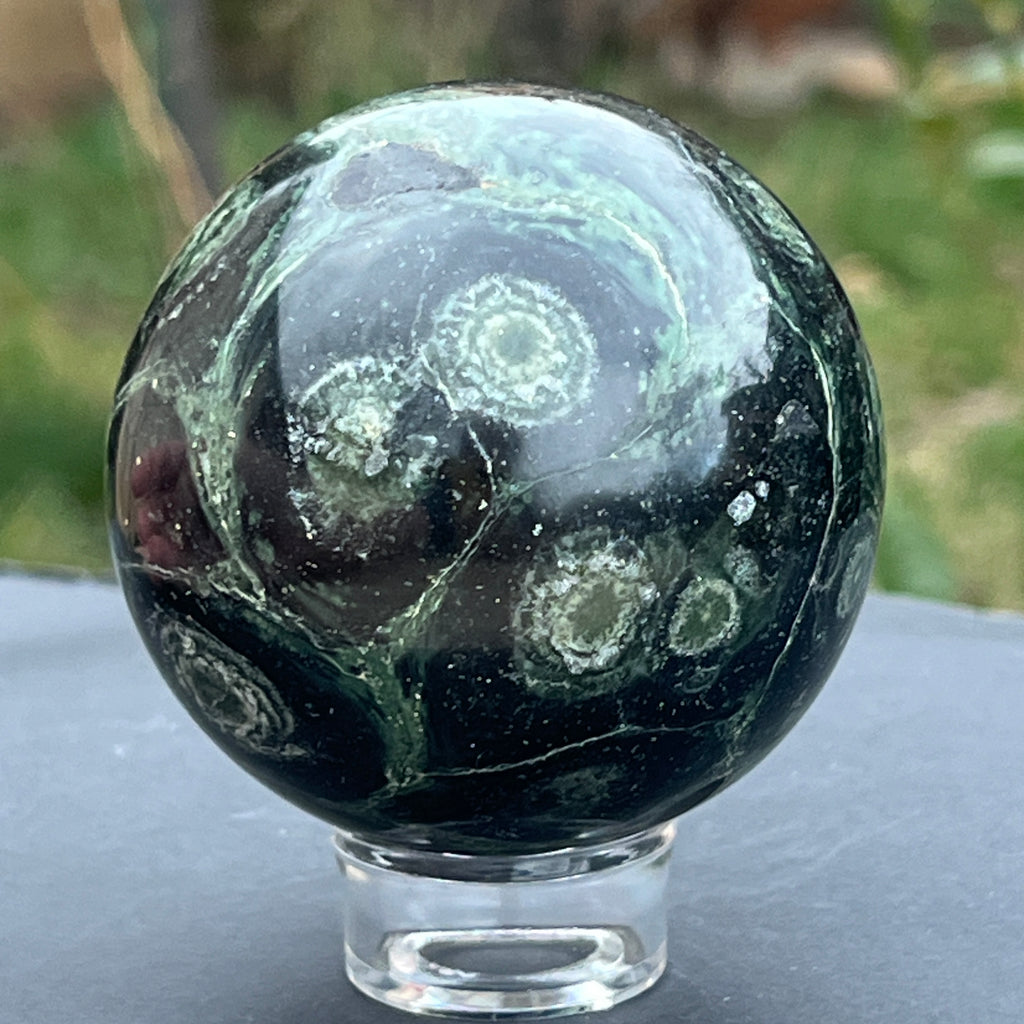 Sfera jasp kambaba Madagascar model 1, pietre semipretioase - druzy.ro 5 