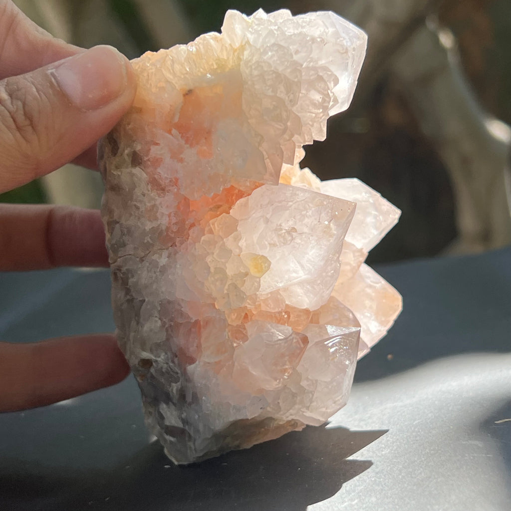 Cluster cuart cactus / cuart spirit FLOWER model F7, druzy.ro, pietre semipretioase 7