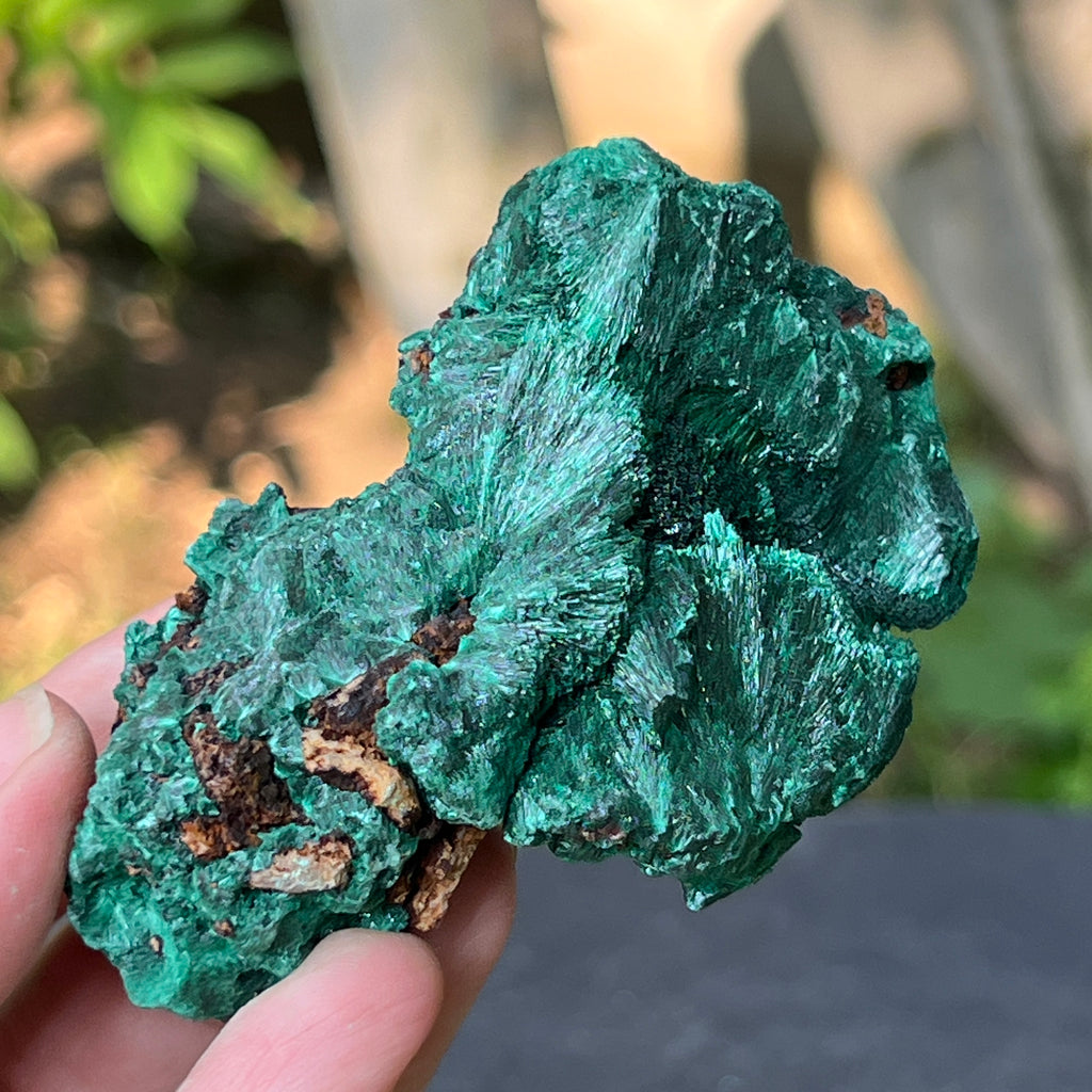 Malachit matasos piatra bruta m17, pietre semipretioase - druzy.ro 5 