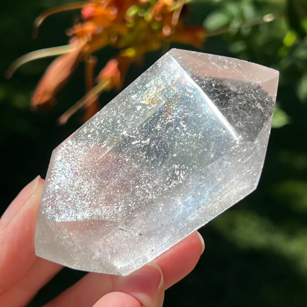 Dublu varf cuart incolor / cristal de stanca din Madagascar model mg5, pietre semipretioase - druzy.ro 2