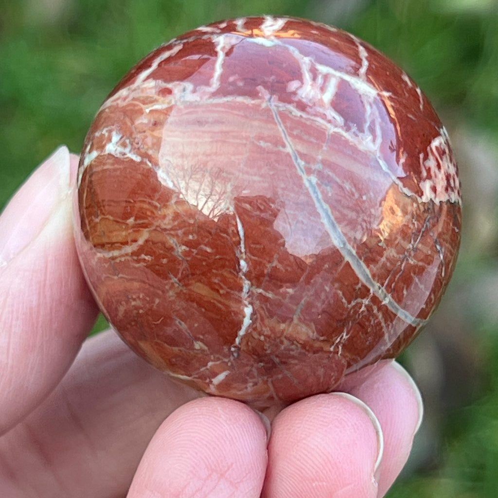 Sfera jasp rosu model 5, pietre semipretioase - druzy.ro 4 