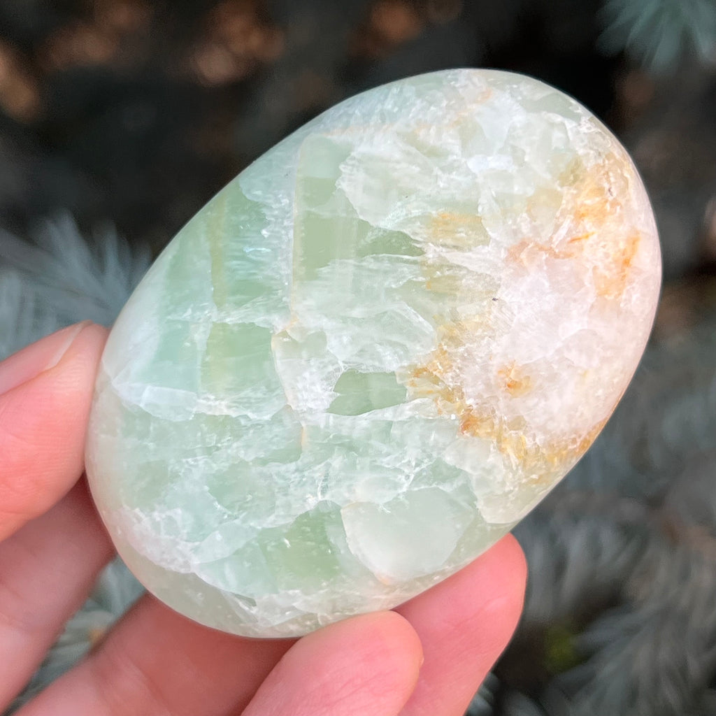 Calcit fistic palmstone m8, pietre semipretioase - druzy.ro 2 