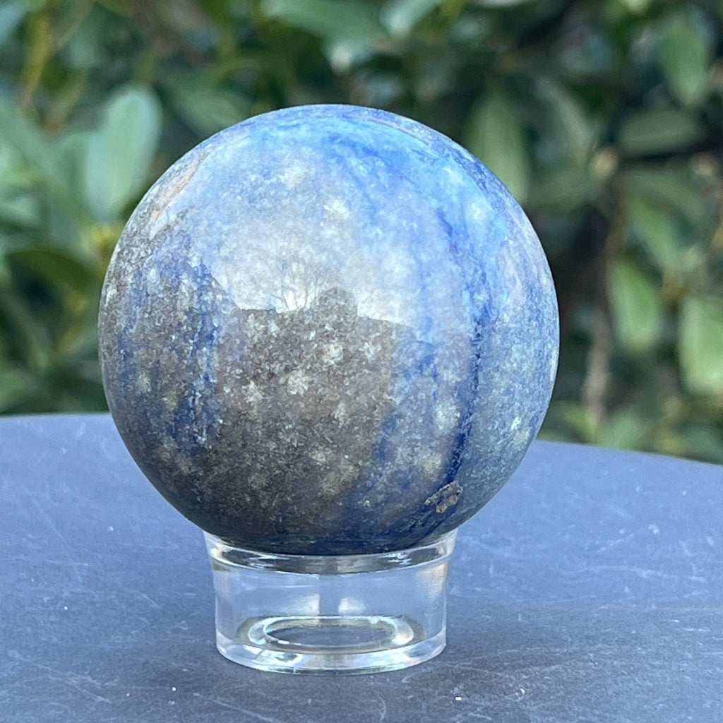 Sfera aventurin albastru model 2, pietre semipretioase - druzy.ro 7 