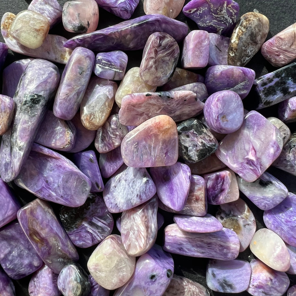 Charoit chipsuri, pietre rulate, druzy.ro, cristale 2