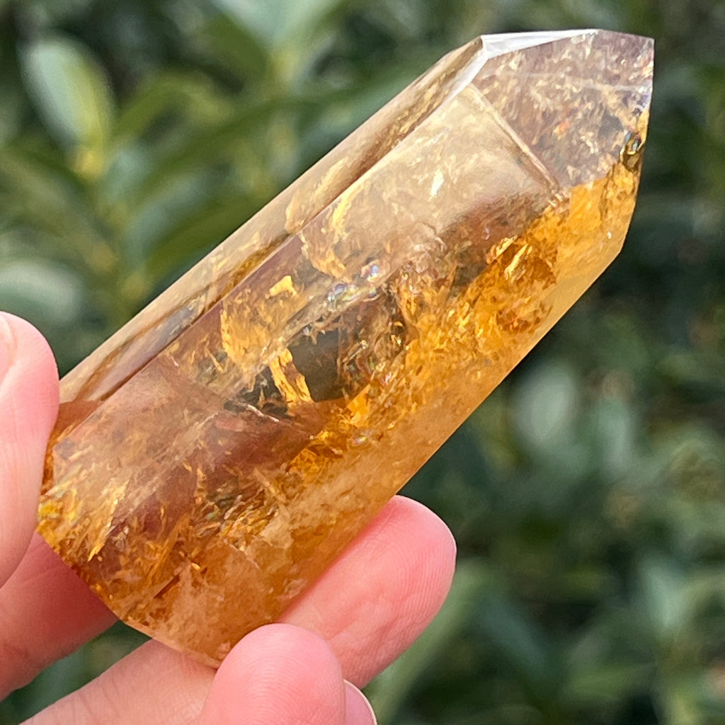 Obelisc citrin Brazilia calitate Extra AAA model 10, pietre semipretioase - druzy.ro 13 