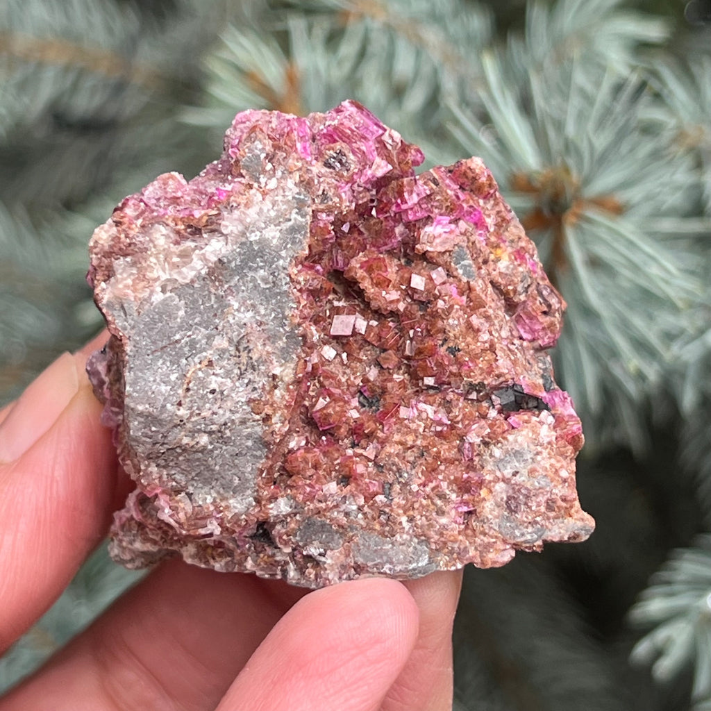 Dolomit roz Salrose piatra bruta m26, druzy.ro, cristale 2