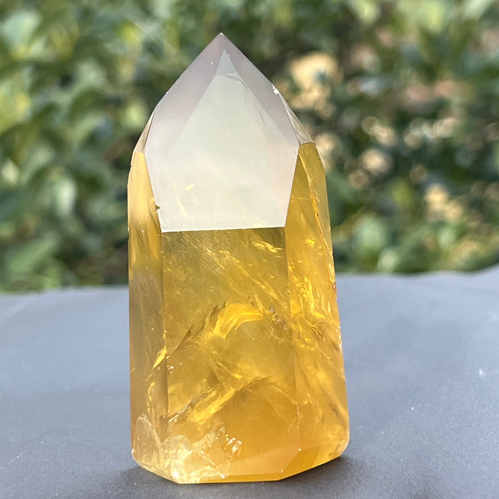 Obelisc citrin Brazilia calitate Extra AAA model 4, pietre semipretioase - druzy.ro 7 