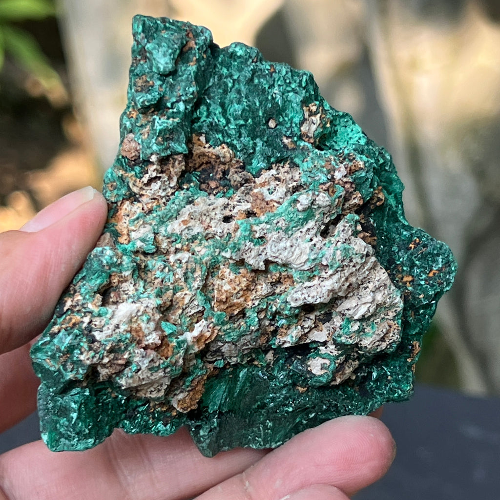 Malachit matasos piatra bruta m10, pietre semipretioase - druzy.ro 3 
