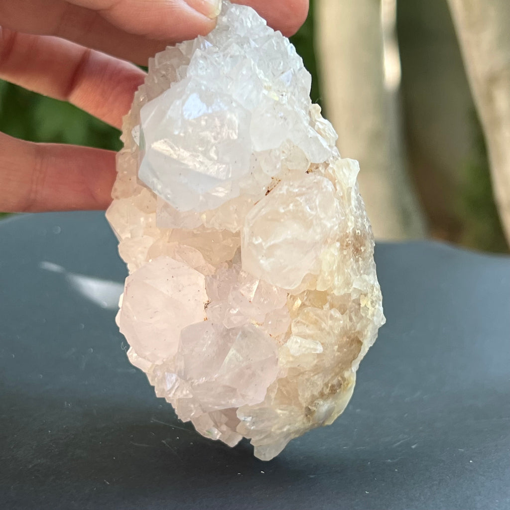 Cluster cuart cactus / cuart spirit FLOWER model F6, druzy.ro, pietre semipretioase 8