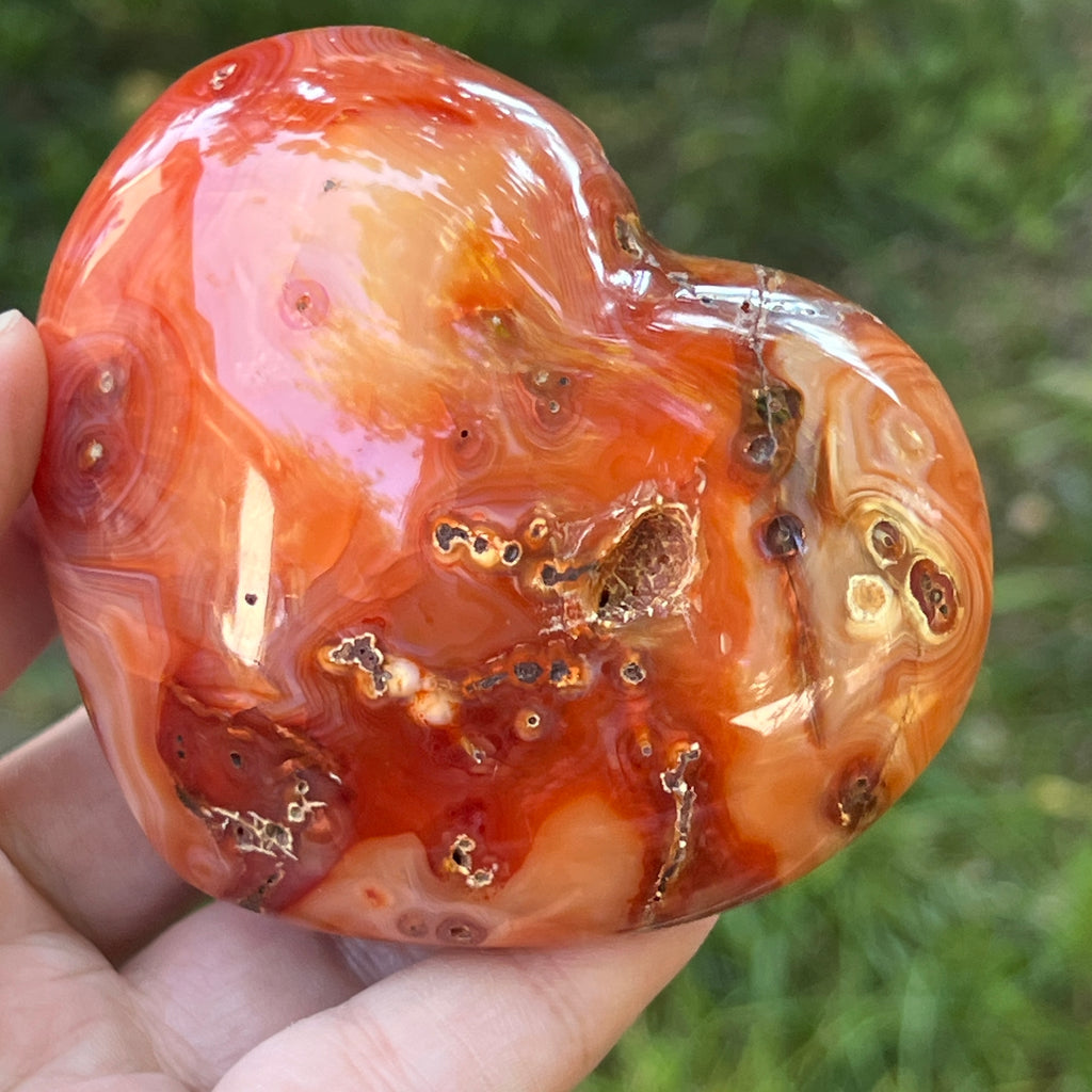 Carneol inima m12ini, pietre semipretioase - druzy.ro 2 