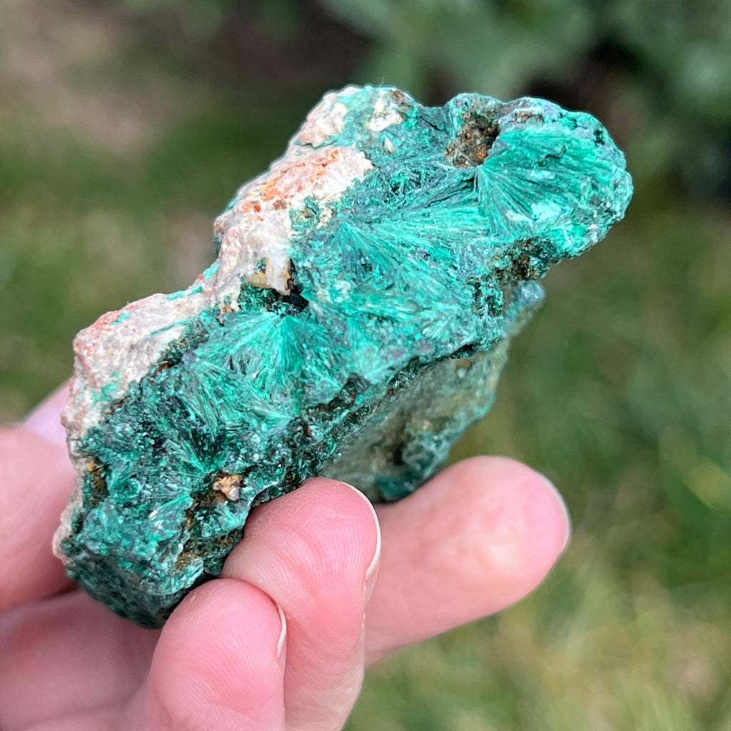 Malachit matasos piatra bruta m2, pietre semipretioase - druzy.ro 5 
