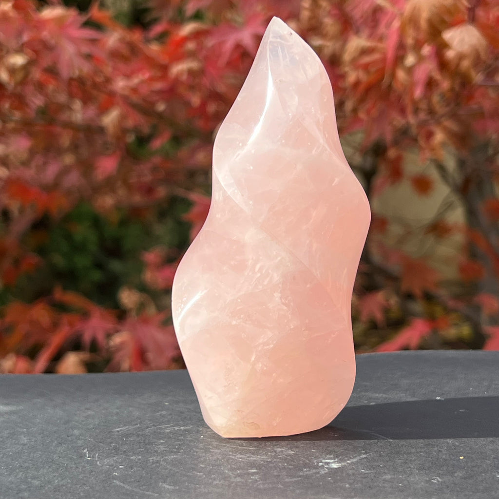 Flacara cuart roz model 6 din Madagascar, druzy.ro, cristale 1