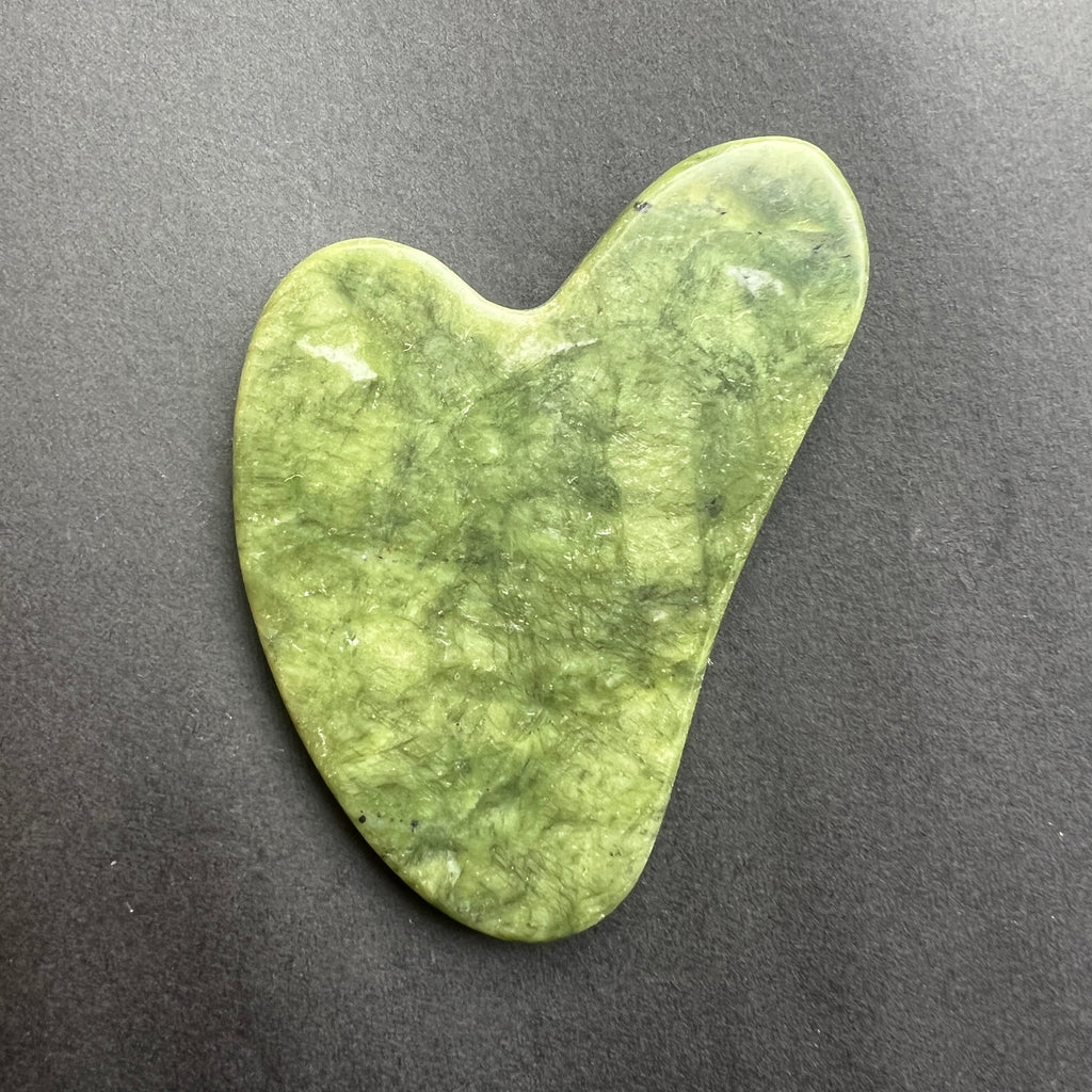 Piatra Gua Sha jad verde, pietre semipretioase - druzy.ro 6 