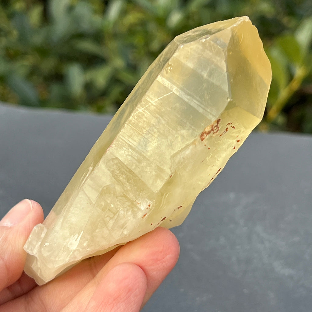 Varf citrin mina Luena, Congo model 17, pietre semipretioase - druzy.ro 1 
