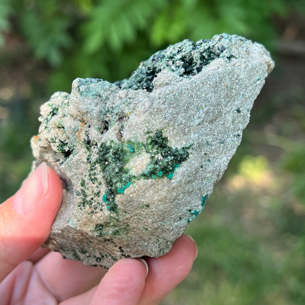 Libethenit floare de mina din Congo model 12, pietre semipretioase - druzy.ro 5 