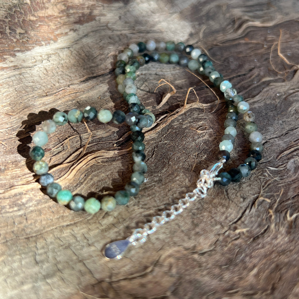 Colier smarald Eden#3, pietre semipretioase - druzy.ro 2 