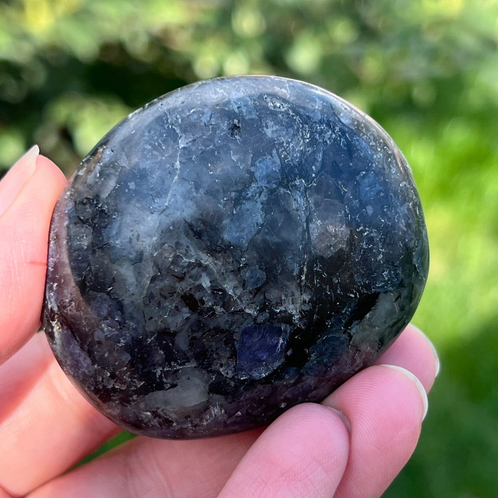 Palmstone Iolit (safir de apa) din Madagascar model 2, pietre semipretioase - druzy.ro 5 