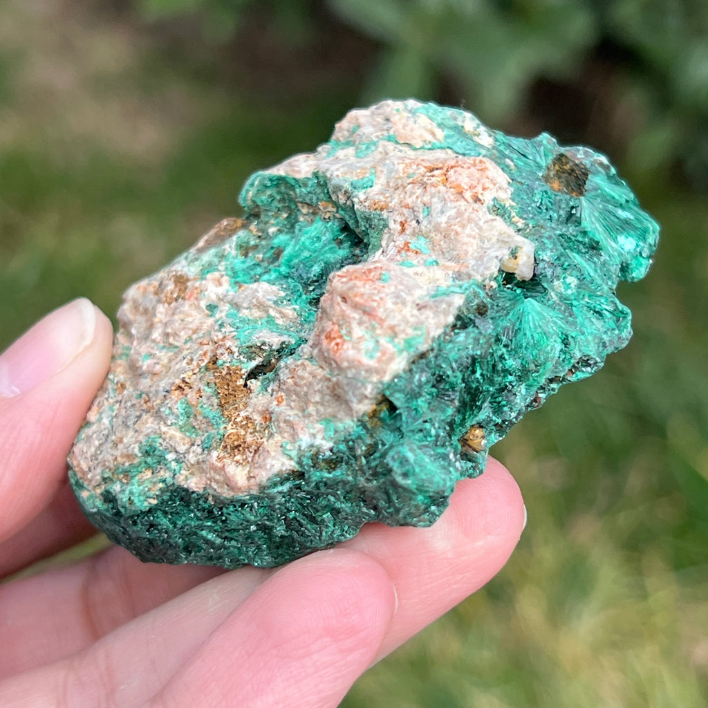 Malachit matasos piatra bruta m2, pietre semipretioase - druzy.ro 3 