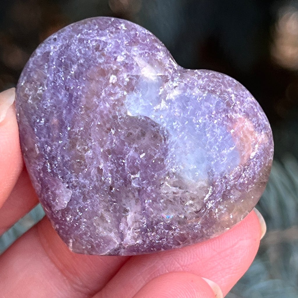 Lepidolit inima m2, pietre semipretioase - druzy.ro 3 