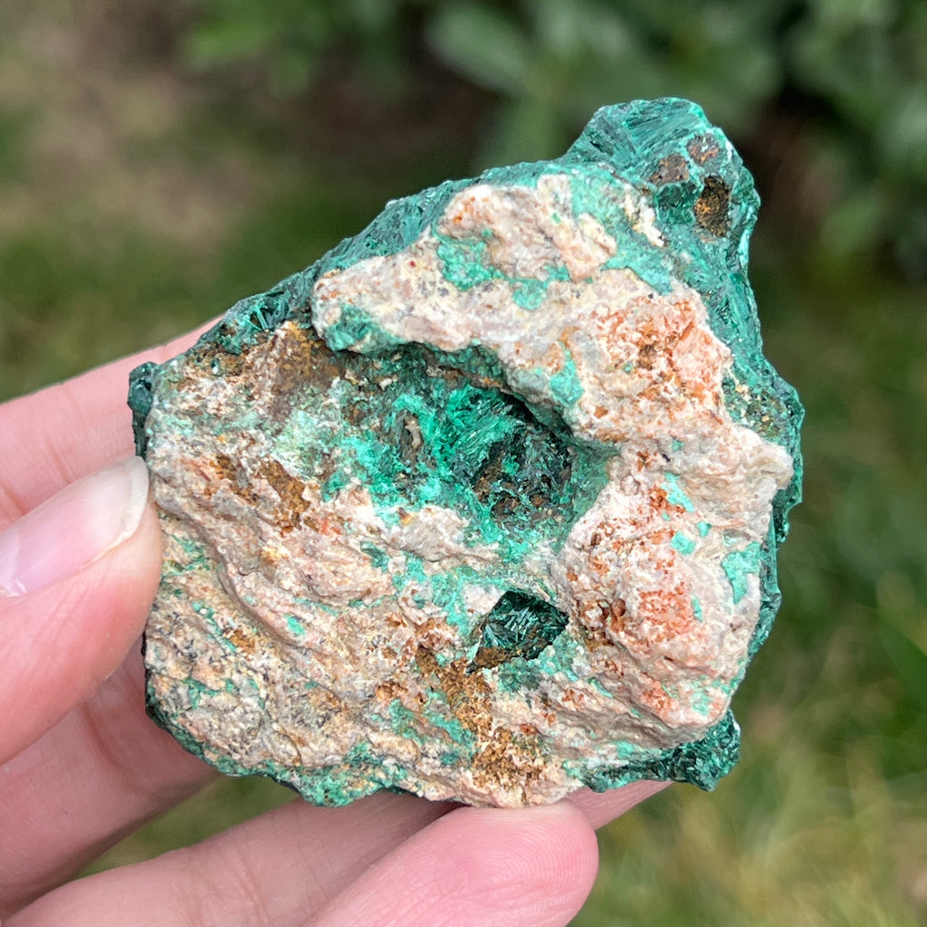 Malachit matasos piatra bruta m2, pietre semipretioase - druzy.ro 2 