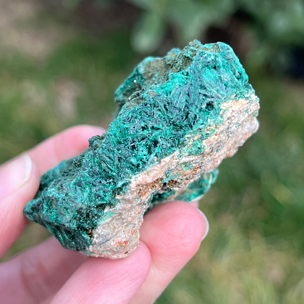 Malachit matasos piatra bruta m2, pietre semipretioase - druzy.ro 9 